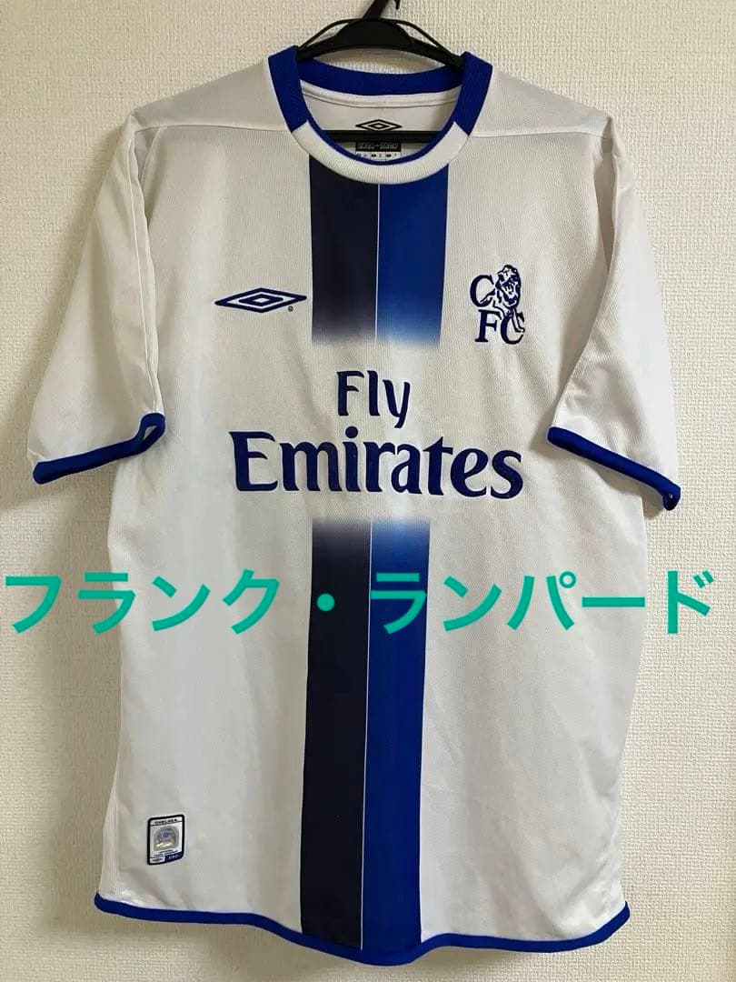 希少　公式　チェルシー　ランパード　アウェイ　ユニフォーム　umbro 2003