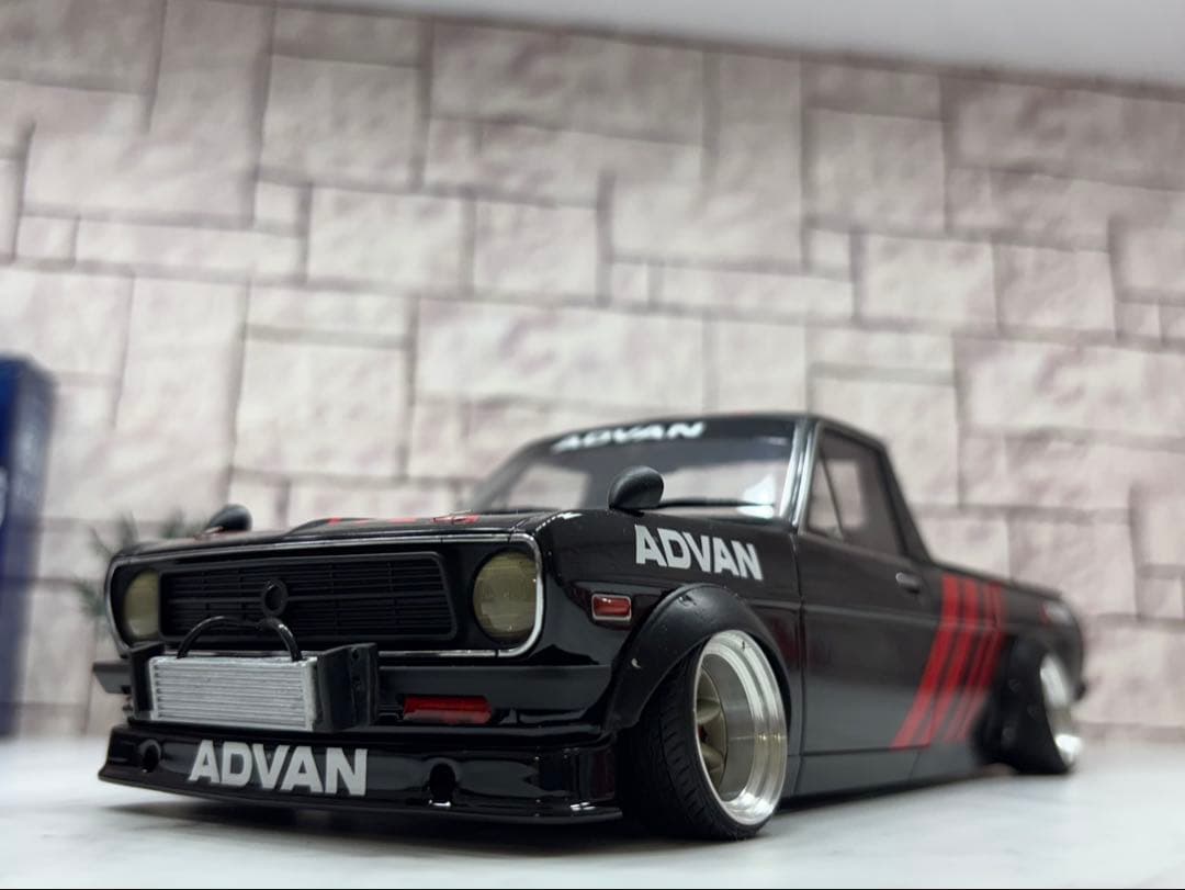 1/18 IG ADVANサニトラ　ワタナベ深リムオーバーフェンダーカスタム