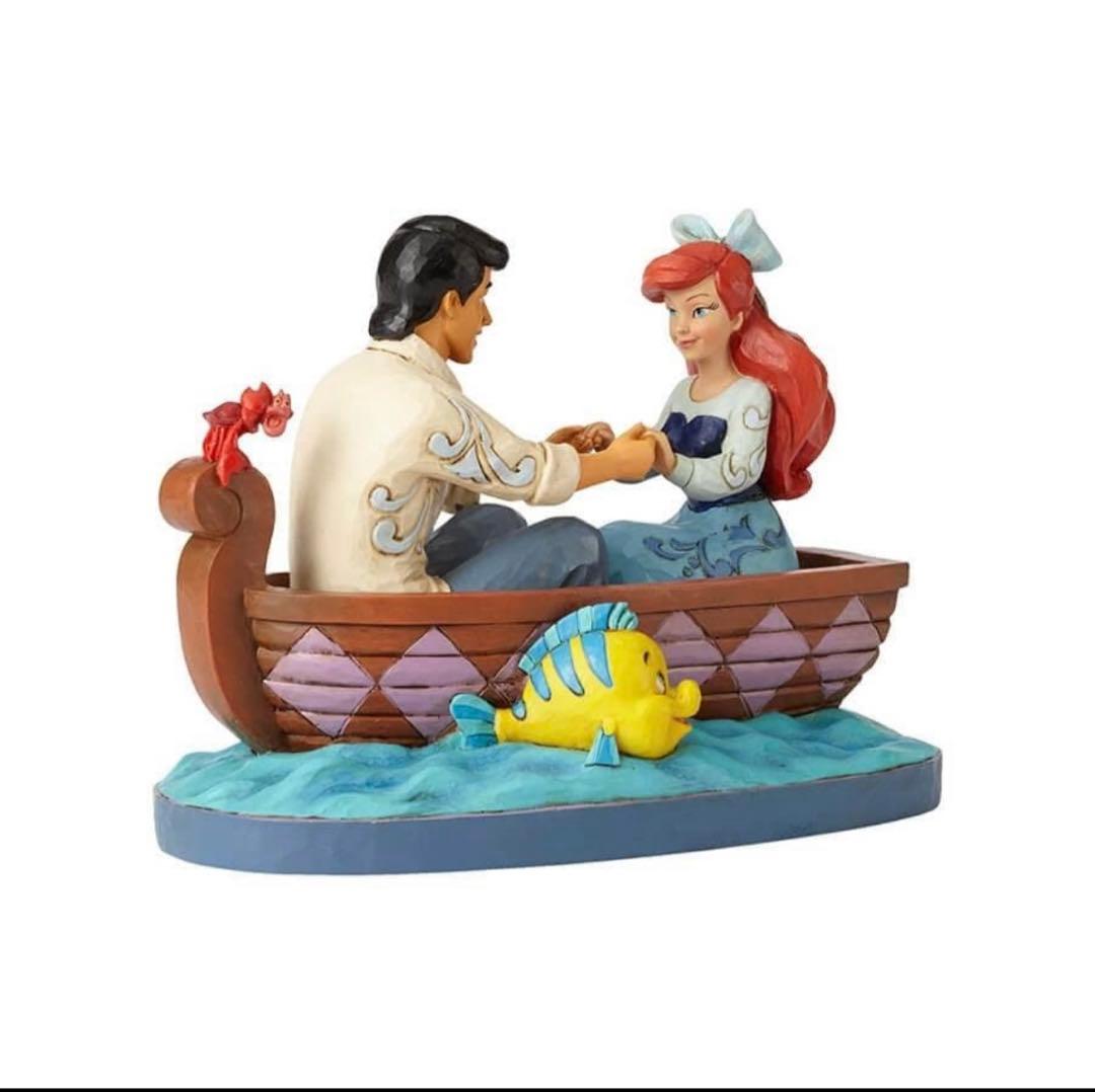 新品【Disney Traditions】アリエル＆エリック王子 ボート