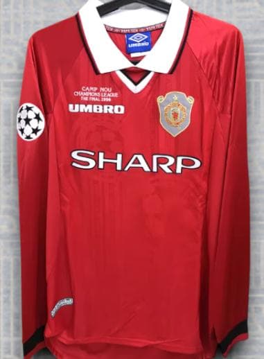 99/00 マンチェスター・ユナイテッド ホーム 長袖 20番 ソルスキア