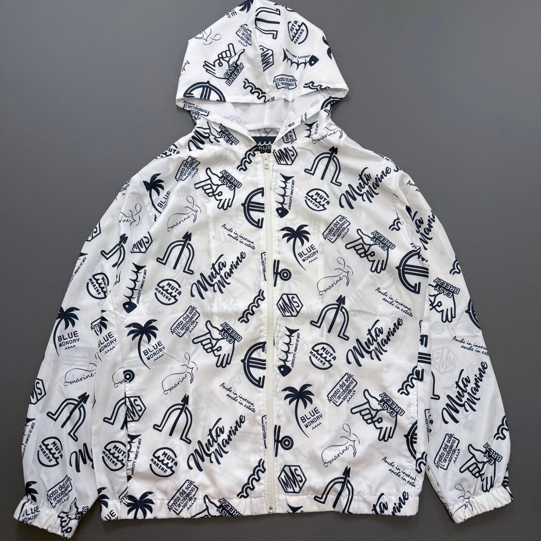 極美品✨ムータマリン ランダムロゴ ジップパーカー セットアップ XL