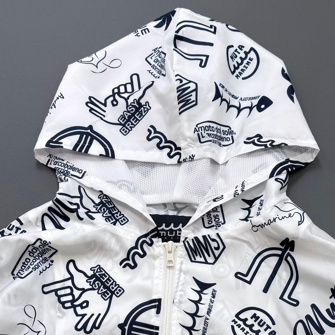 極美品✨ムータマリン ランダムロゴ ジップパーカー セットアップ XL