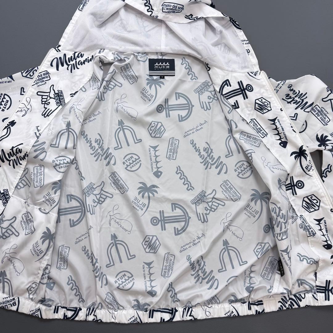 極美品✨ムータマリン ランダムロゴ ジップパーカー セットアップ XL