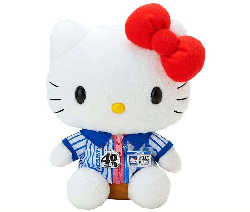 希少！　キティ×LAWSONコラボ ４０周年　ぬいぐるみ 激レア 美品