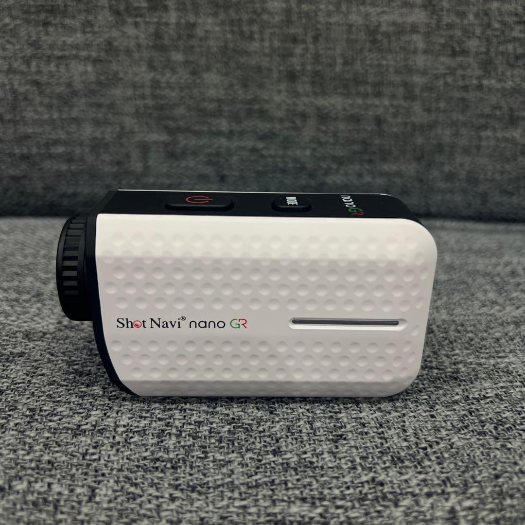 Shot Navi nano GR ゴルフ用距離計 ホワイト2025年モデル