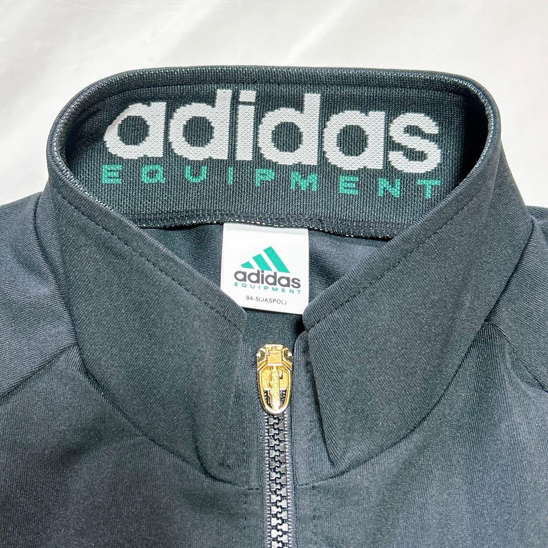 【希少】90s adidas EQUIPMENT ジャージ 上下 L ブラック