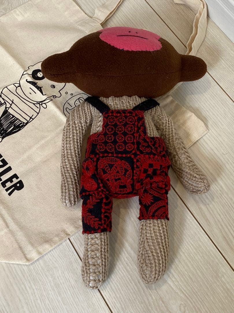 Miyu　ボビーダラス 超美品 お猿さん 手作り一点もの エコバッグ付