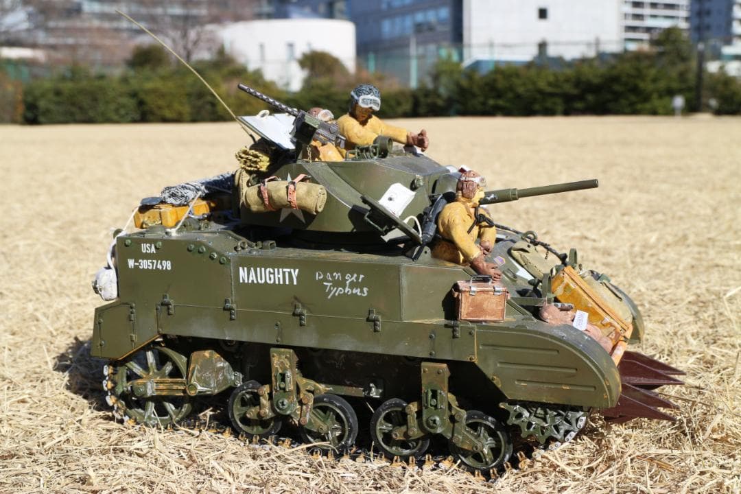 1/16ラジコン戦車M5 スチュアート軽戦車