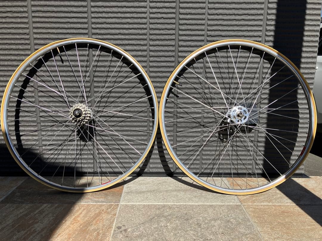 CAMPAGNOLO RECORD ラージフランジ 36H × MAVIC リム
