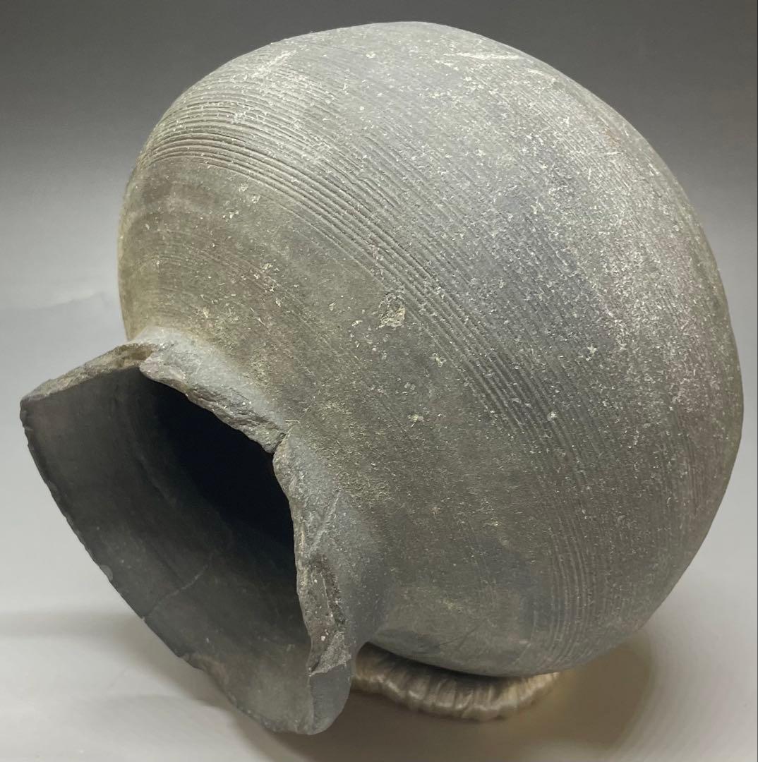 須恵器　新羅　土器　丸瓶　丸壺　箱付　d7703