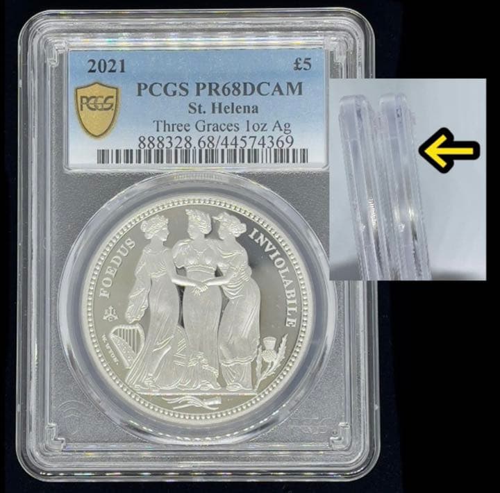 【特別復刻版】スリーグレイセス 銀貨 5ポンド スリーグレーセス 