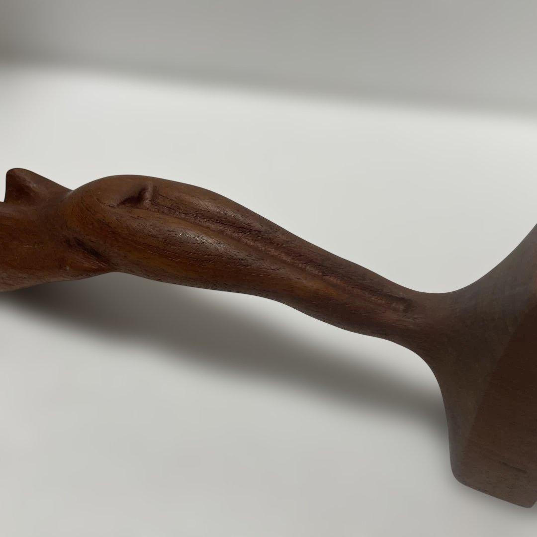 アルネバッセ ArneBasse 木製 抽象彫刻 裸婦像 オブジェ デンマーク