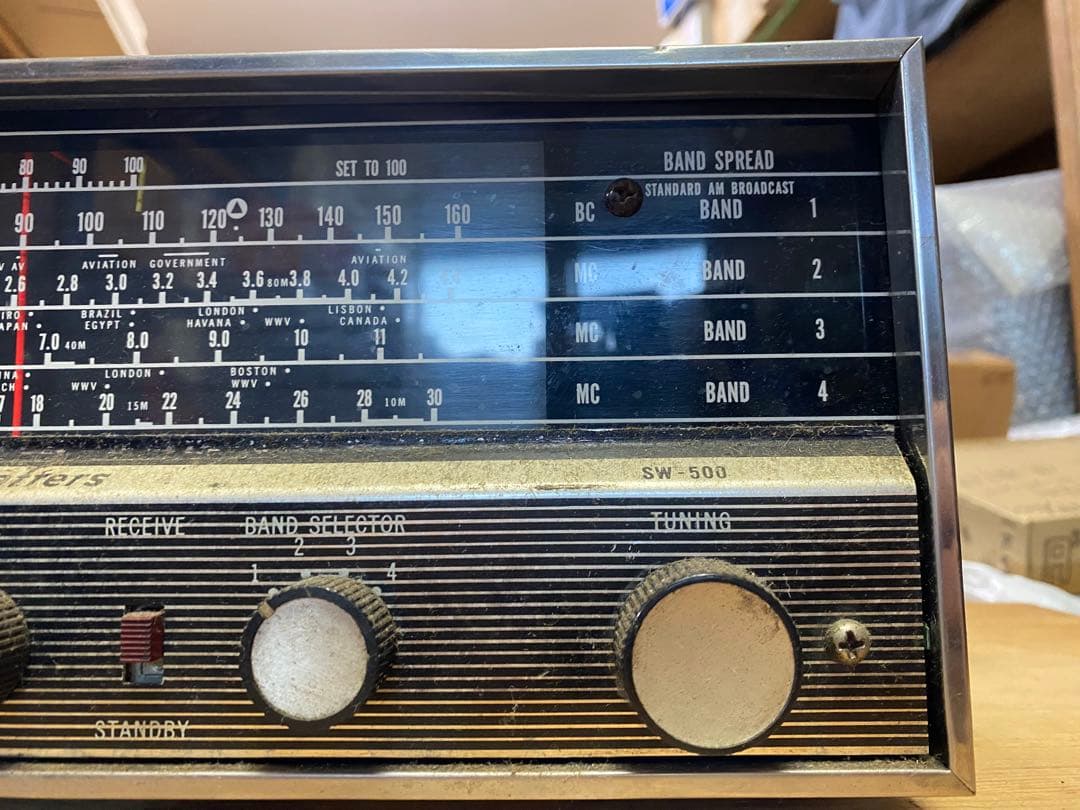 Hallicrafters sw-500 短波　受信機　ジャンク