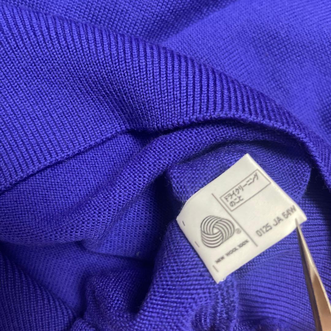 ケンゾー KENZO GOLF タートルネック セーター ニット ウール 刺繍