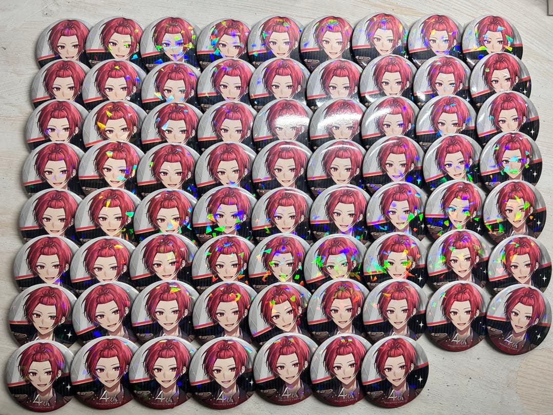 りうら 愛をありがとう 缶バッジ 70個セット