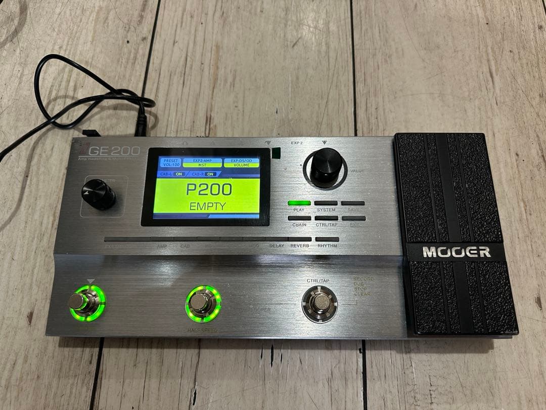 【数回利用】MOOER GE200 ギターエフェクター