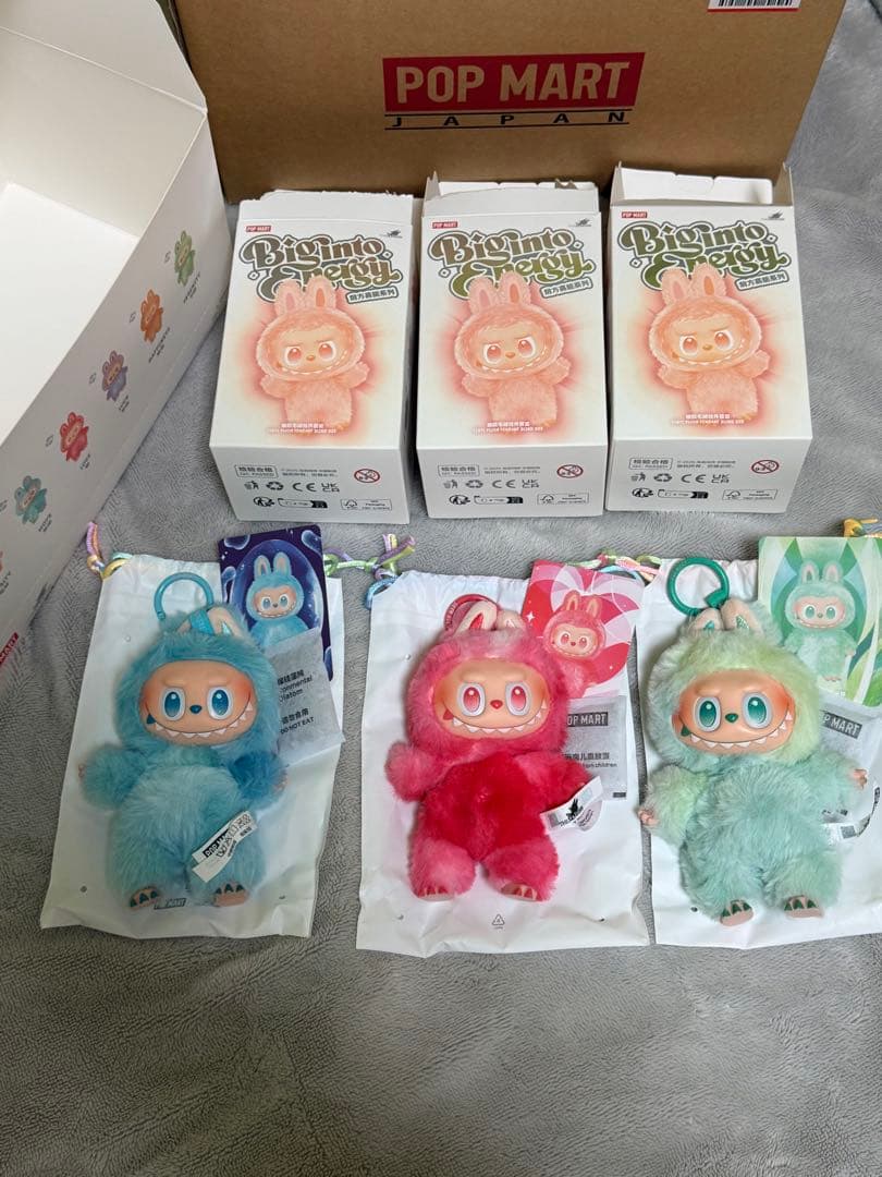 【正規品】ラブブ LABUBU エナジー 3個セットPOPMART 最終値下