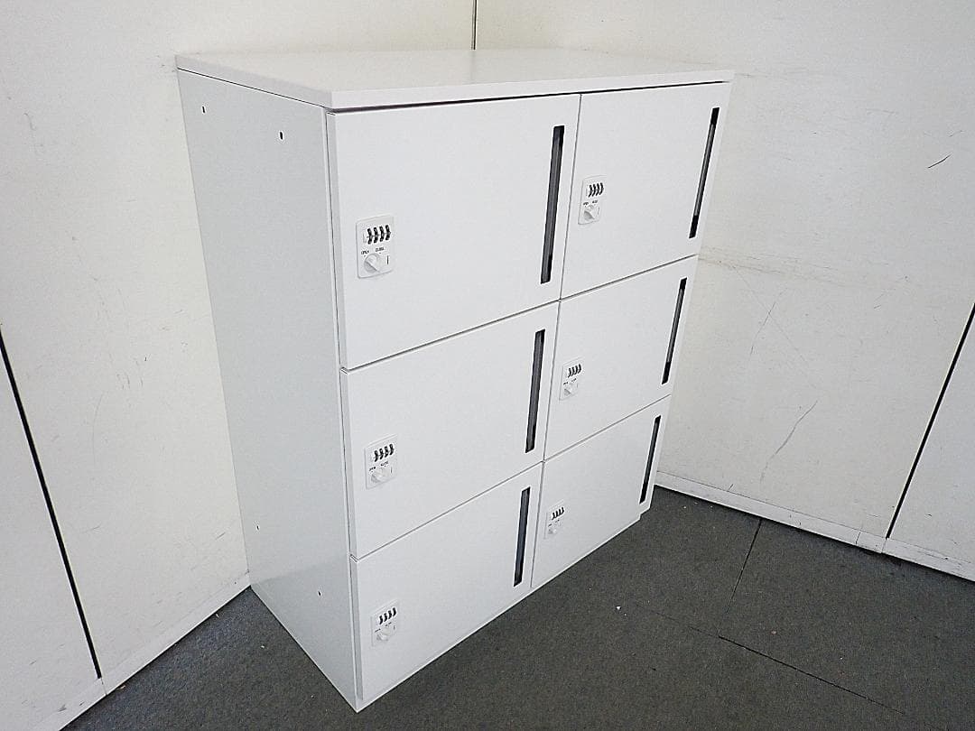 引取り限定　プラス　6人用パーソナルロッカー　59-0128