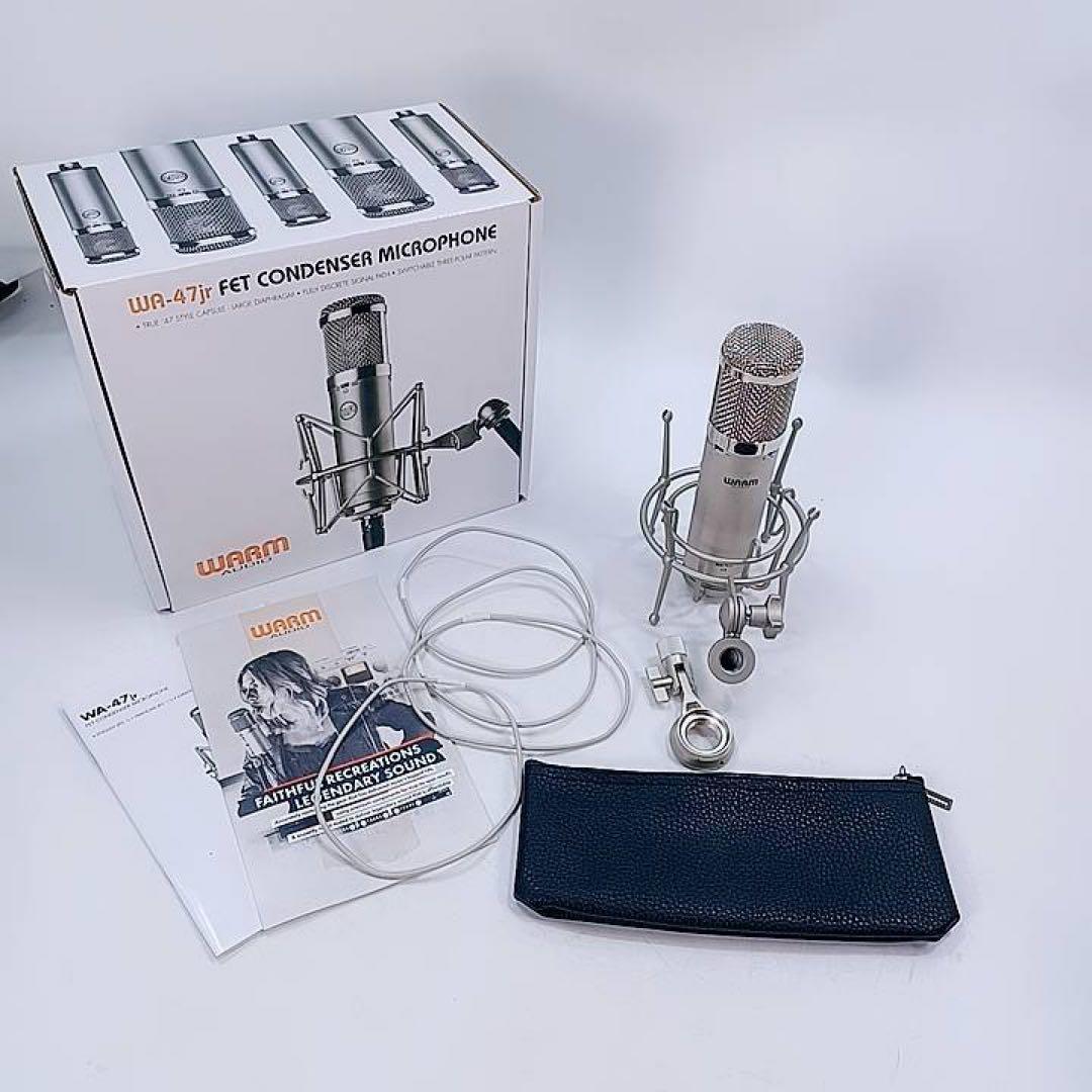 美品　WARM AUDIO WA-47jr コンデンサーマイク シルバー