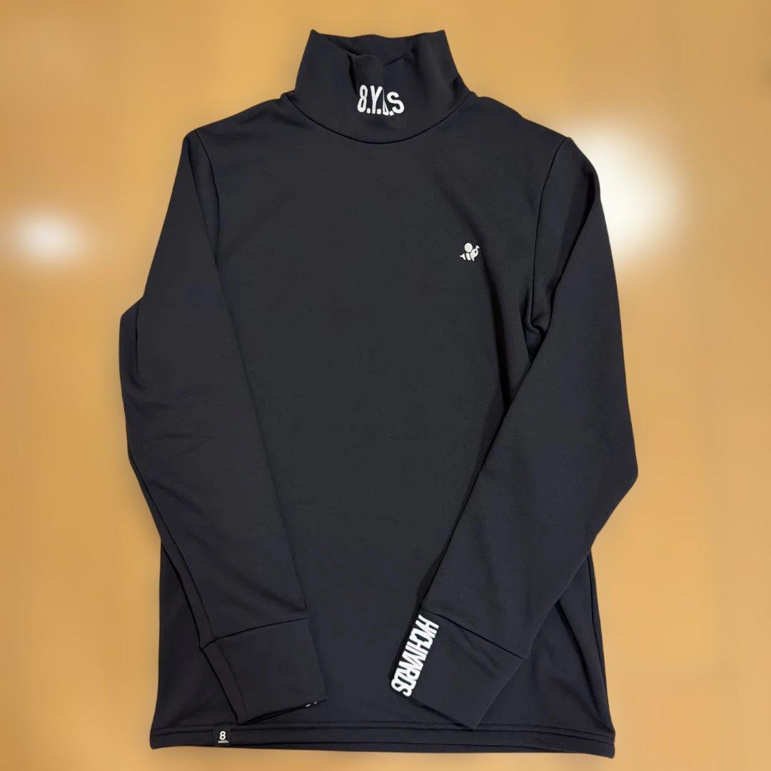 ハチヤーズ ロングハイネック 裏起毛 メンズ L