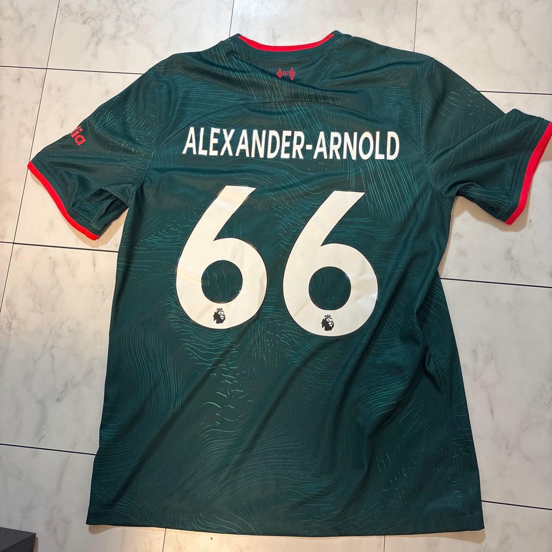 リバプール アレクサンダー・アーノルド シャツ 66 22ー23 サード