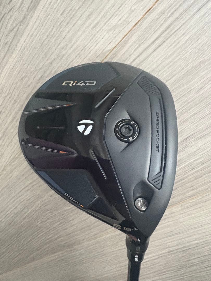 美品　テーラーメイド Qi4D フェアウェイウッド 5W REAX 65-S