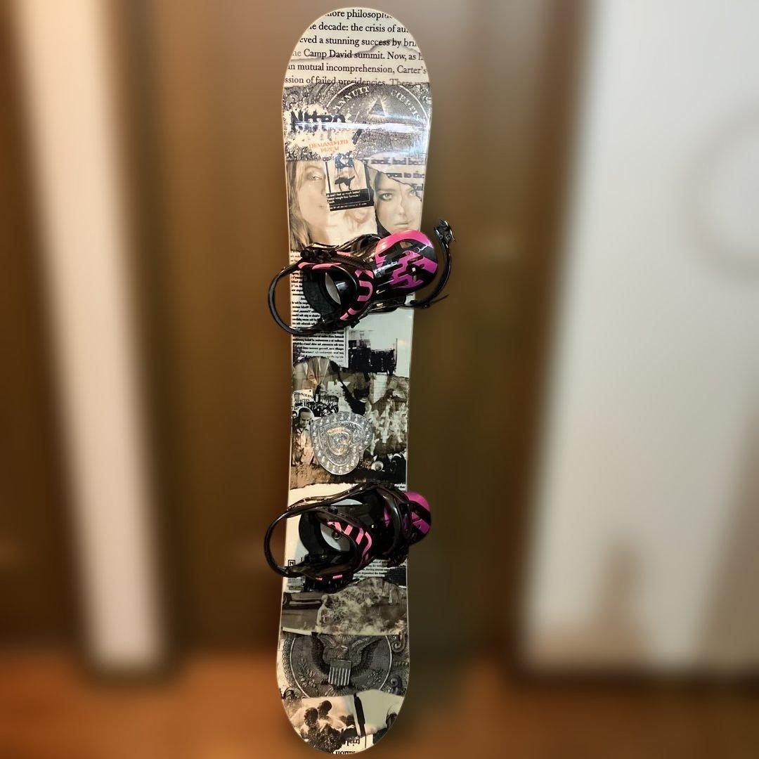 NITRO スノーボード　142 FLUX ビンディング　Sサイズ　2点セット