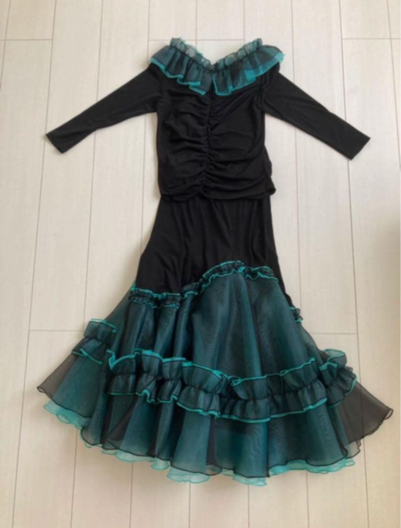 お値下げ致しました。 社交ダンスドレス　パーティードレス