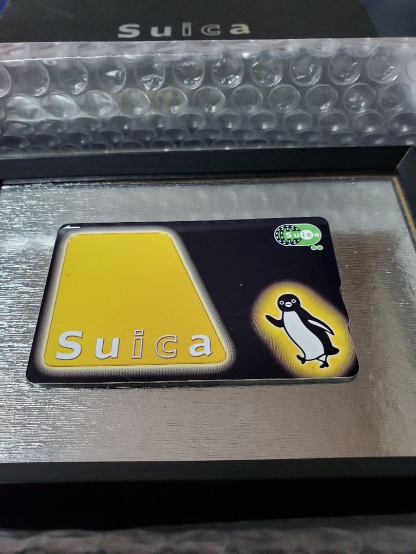 ブラックSuica(非売品)　オリジナルスタンド付き