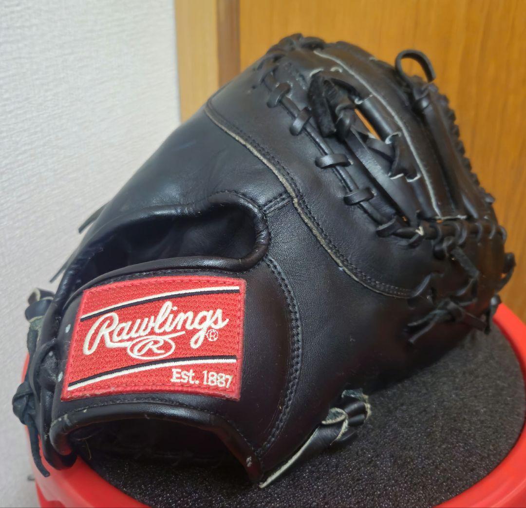Rawlings 軟式 ファーストミット ブラック