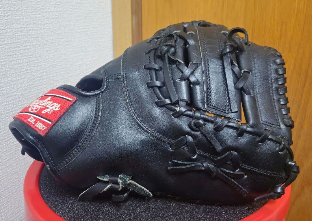 Rawlings 軟式 ファーストミット ブラック