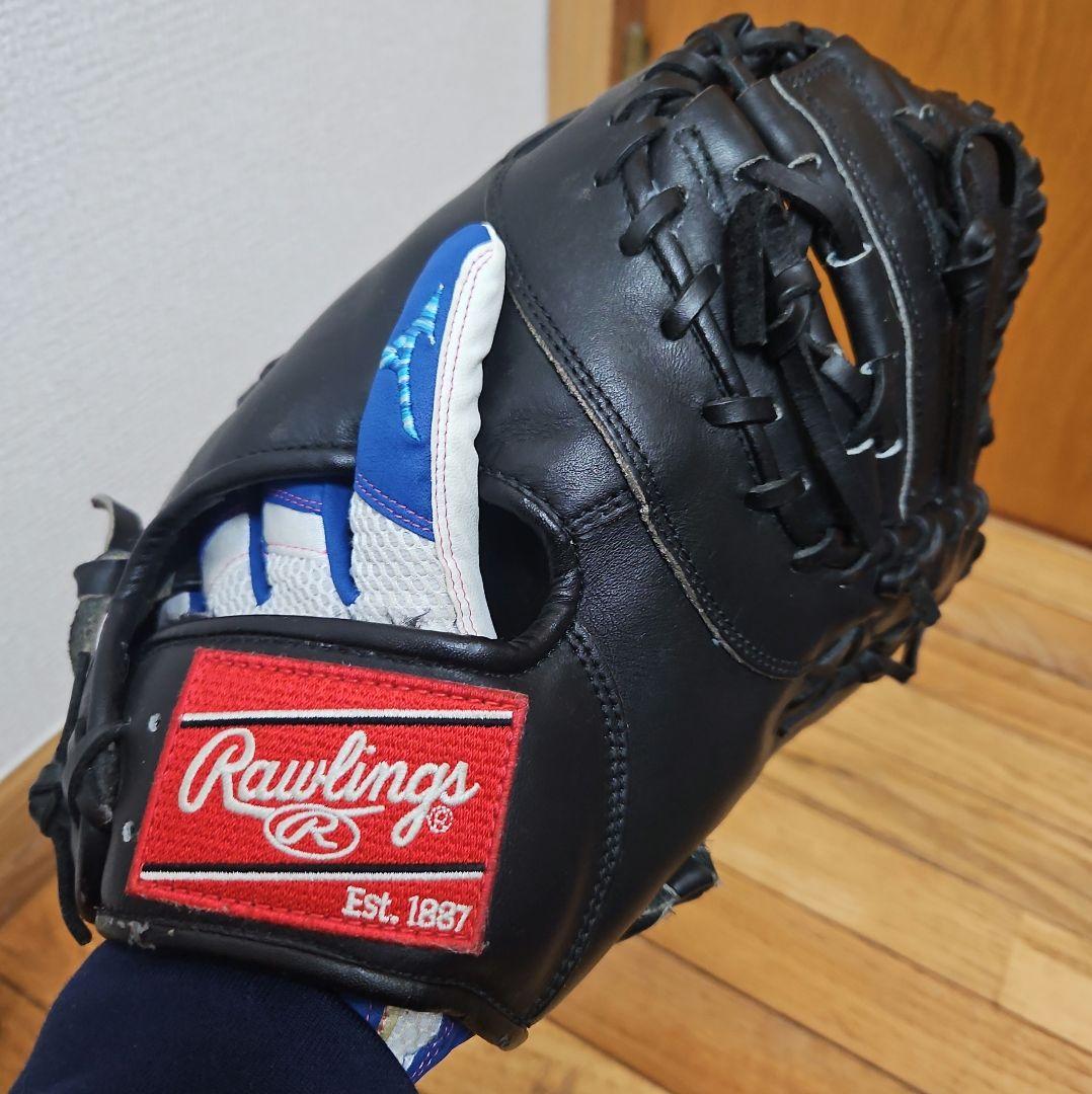 Rawlings 軟式 ファーストミット ブラック