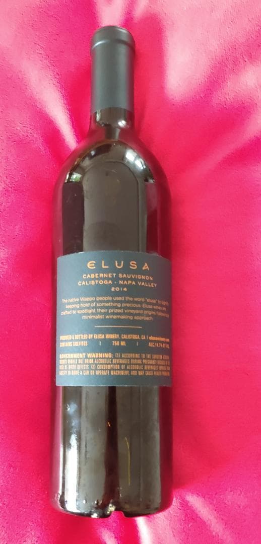 Elusa カリストガ カベルネ ソーヴィニヨン 2014