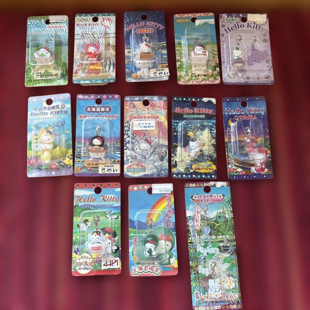 d*9様 ご当地ハローキティ キーホルダー ファスナーマスコット ストラップまと