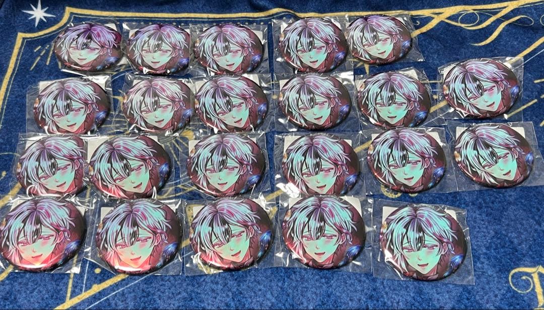 モ*】様 悪魔執事と黒い猫　バースデー オーロラ缶バッジ　2024 ベリアン　2