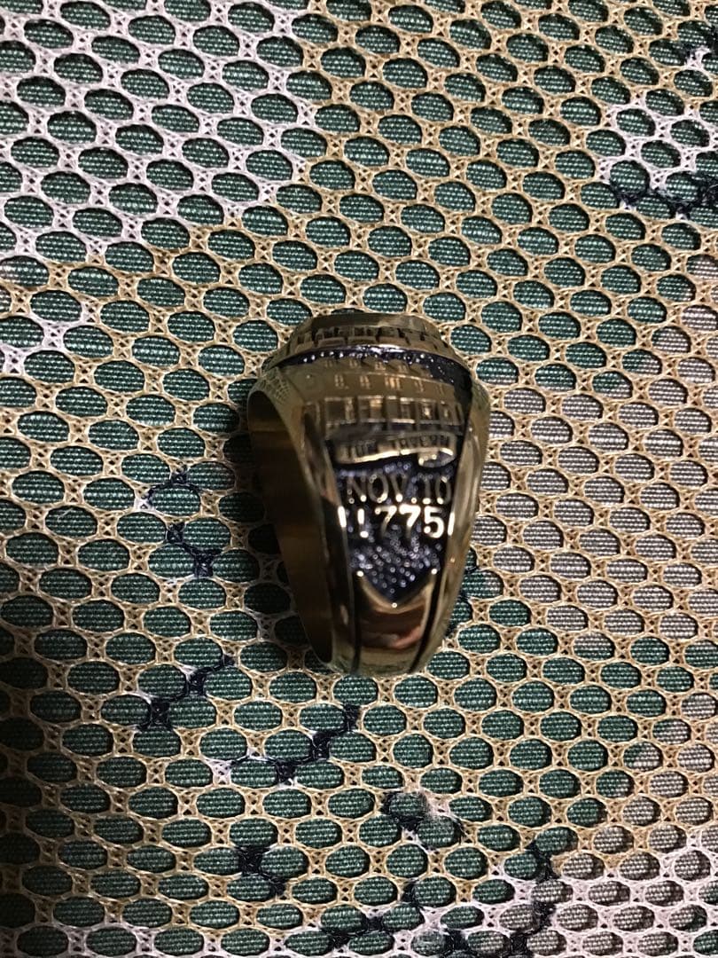 米軍放出品実物　海兵隊カレッジリング　BALFOUR GT 中古品1