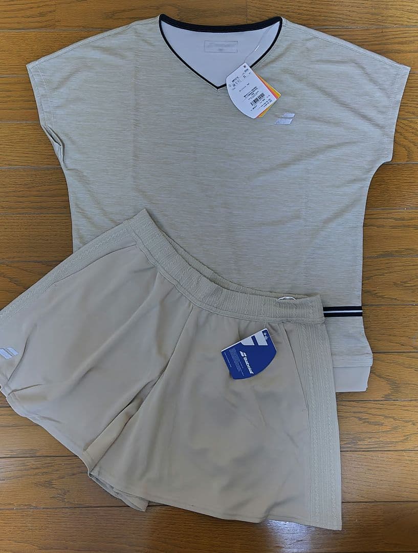 バボラ シャツ 、ショートパンツ セットアップ レディーステニスウェア