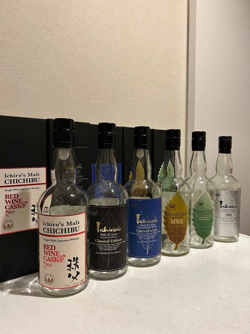 ※空瓶　ジャパニーズウイスキー8本セット