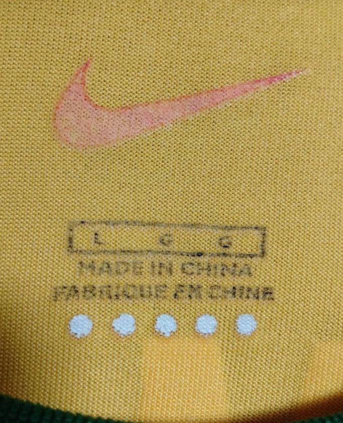 ナイキ ブラジル代表 ゼ・マリア #2 ユニフォーム 00/02ホーム紙タグ付き