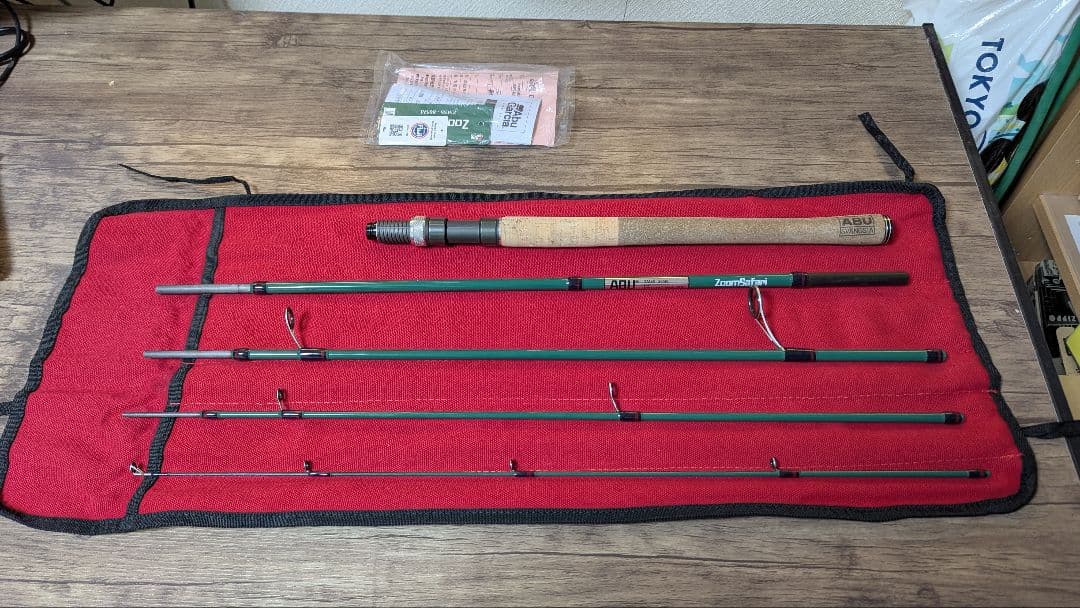 5ピース パックロッド ZoomSafari ZMSS-805M 美品