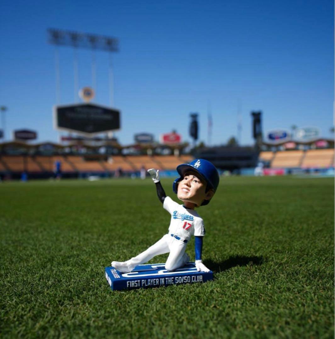 【5/19発送】大谷翔平 球場配布 ドジャース 50/50ボブルヘッド