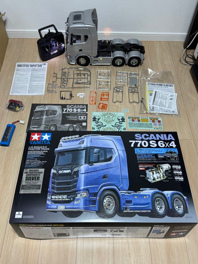 タミヤ　1/14 スカニア