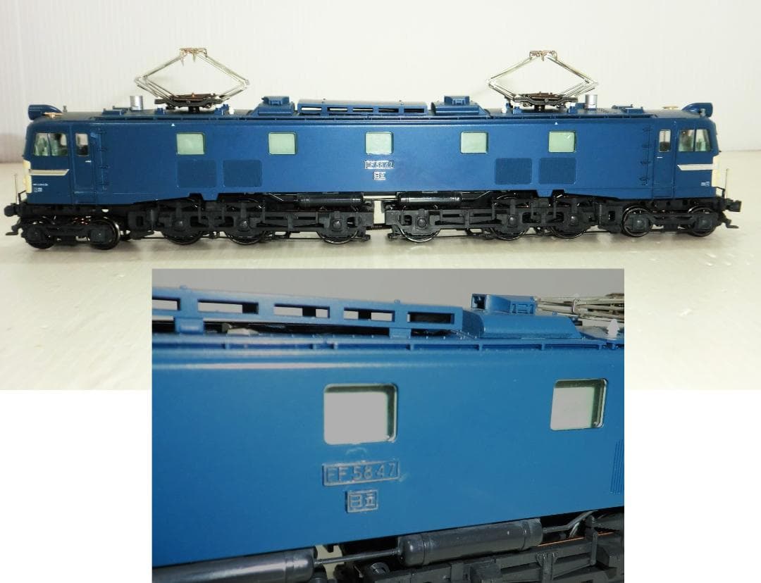 HOゲージ KATO EF58形(大窓・ブルー)車輛のみ
