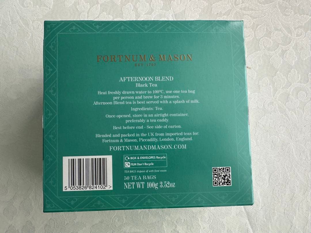 よっとも　F&M　アールグレイ５０個ティーバッグ、アフタヌーンブレンド50