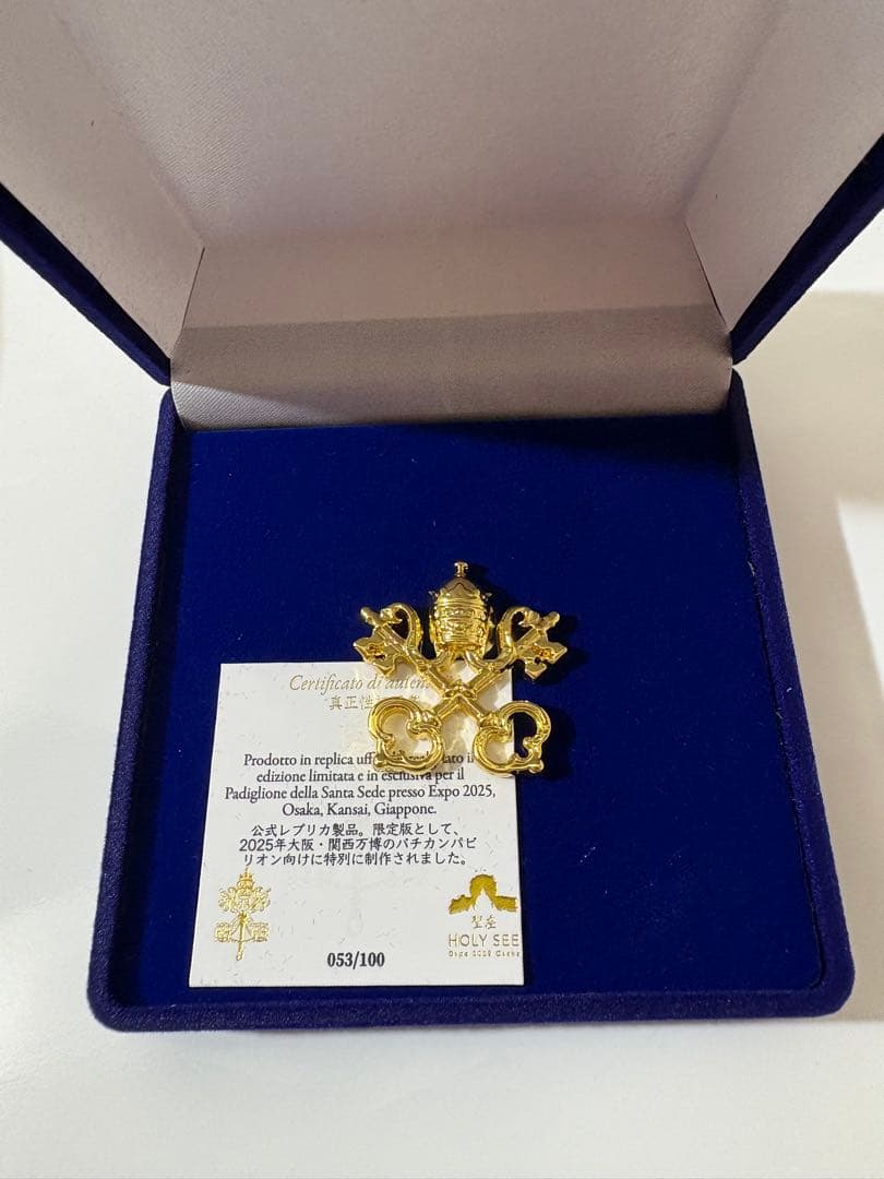 大阪万博イタリア ピンバッジ 聖座