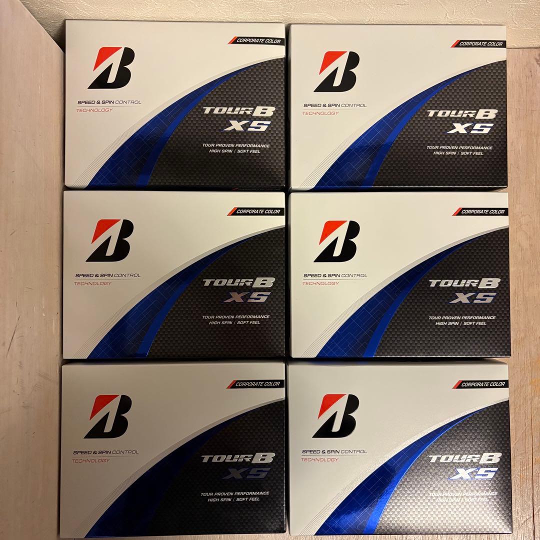 ブリヂストン TOUR B XS ゴルフボール 6箱セット