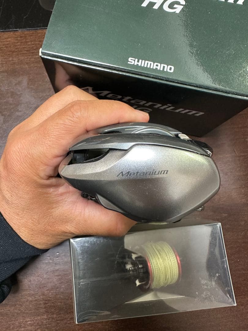 シマノ メタニウムHG 夢屋深溝スプール付