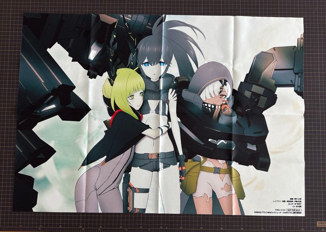 【匿名配送】ブラックロックシューター　布ポスター