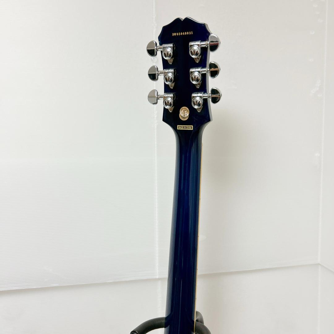美品 Epiphone エピフォン Lespaul Standard ブルー