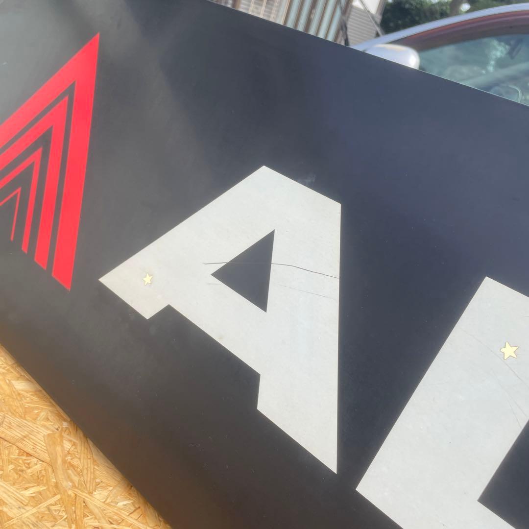 ADVAN アドバン　看板　プレート　鉄板　30年以上前　当時物